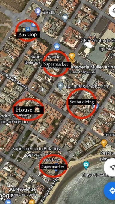 Apartment 100 M From The Beach Arinaga Buitenkant foto